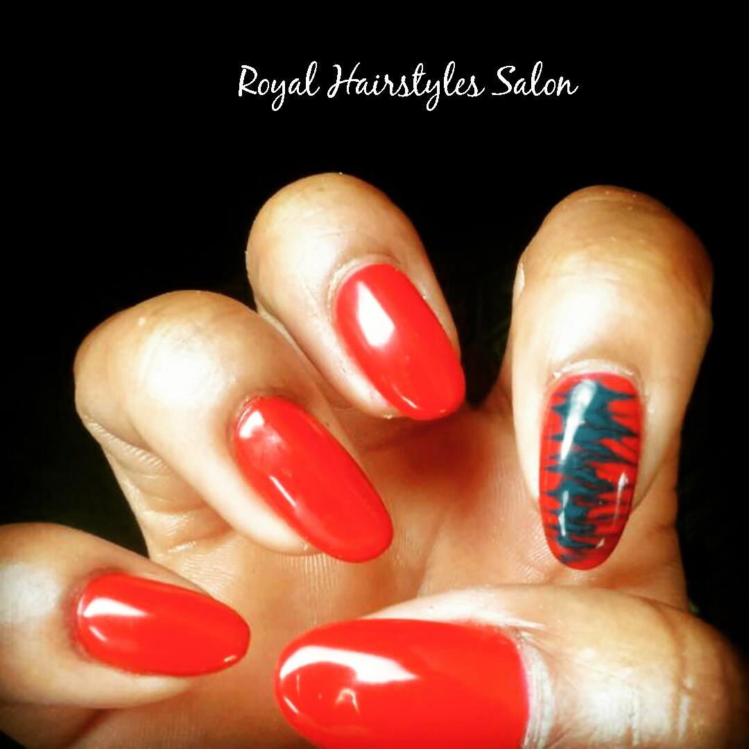 Nails xmas tree